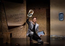 Pablo Rivero, en la función.