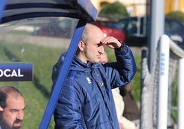 Davo, en un partido de liga.