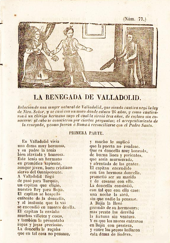 Edición de 'La Renegada de Valladolid'.