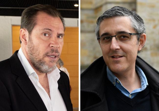 El ministro y exalcalde de Valladolid, Óscar Puente, y el exportavoz del PSOE en el Congreso, Eduardo Madina.