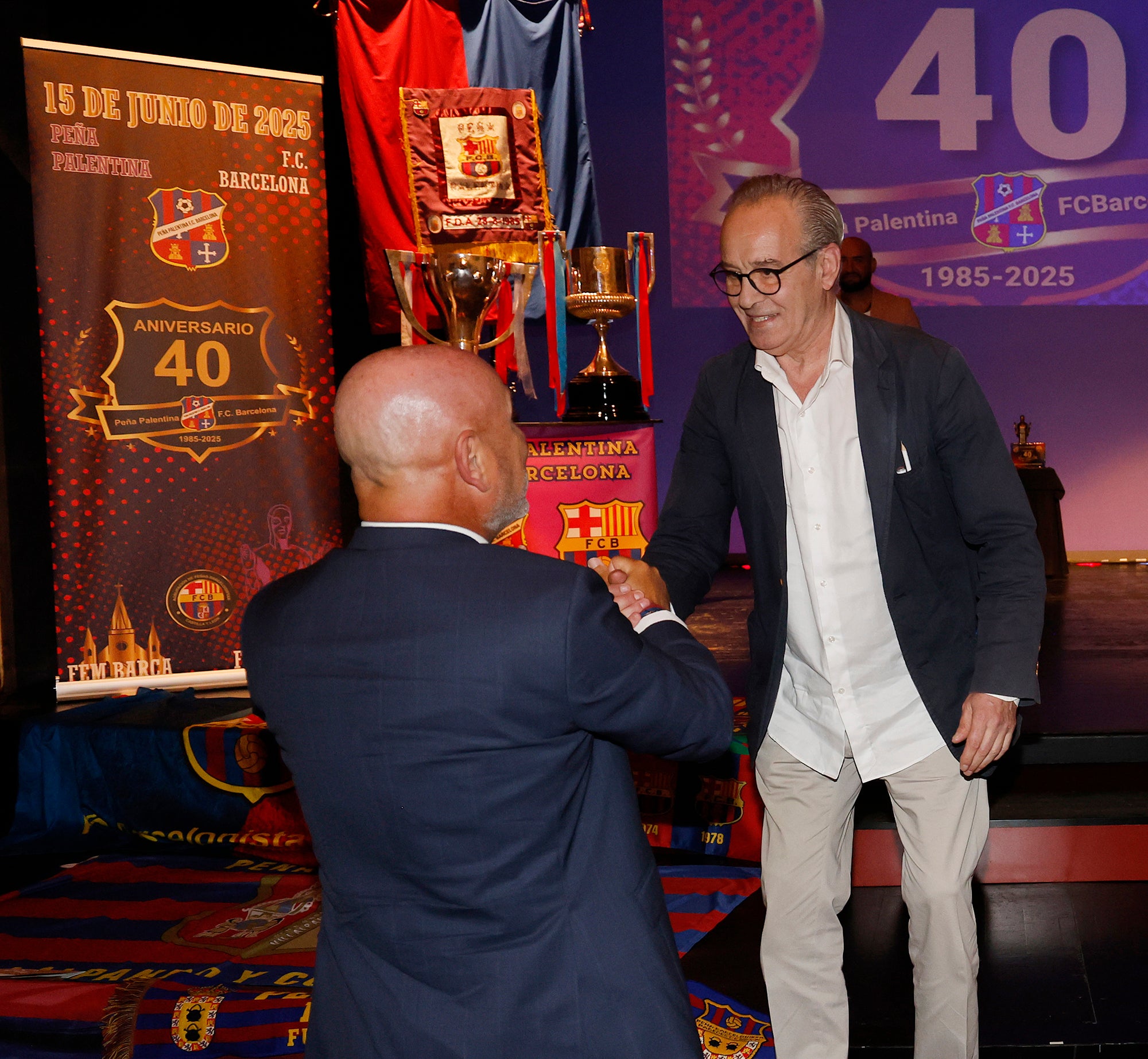 Cuarenta años de barcelonismo en Palencia