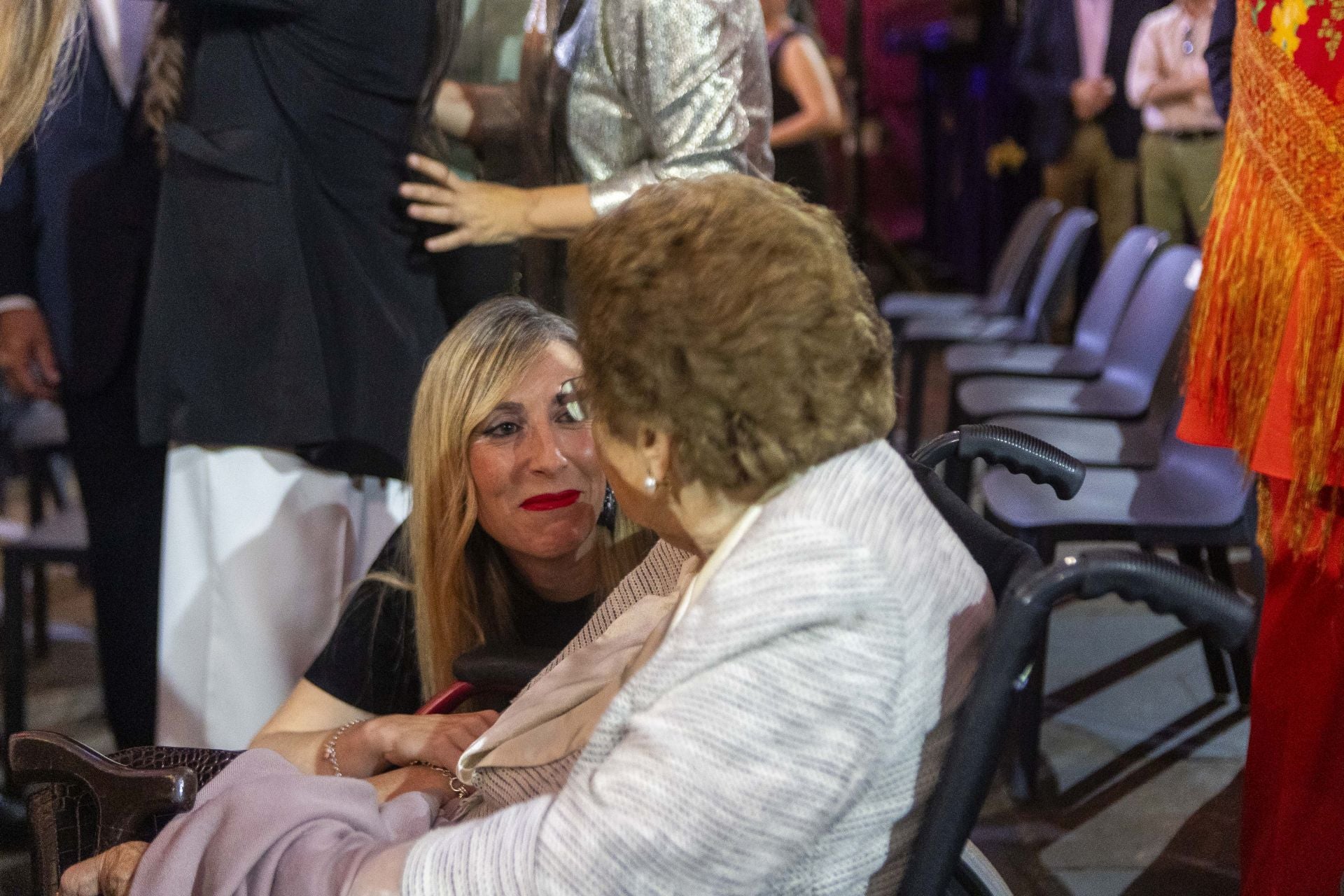 Guardiola junto a Rosa Delgado, madre de la Extremeña de HOY Esther Cubo.