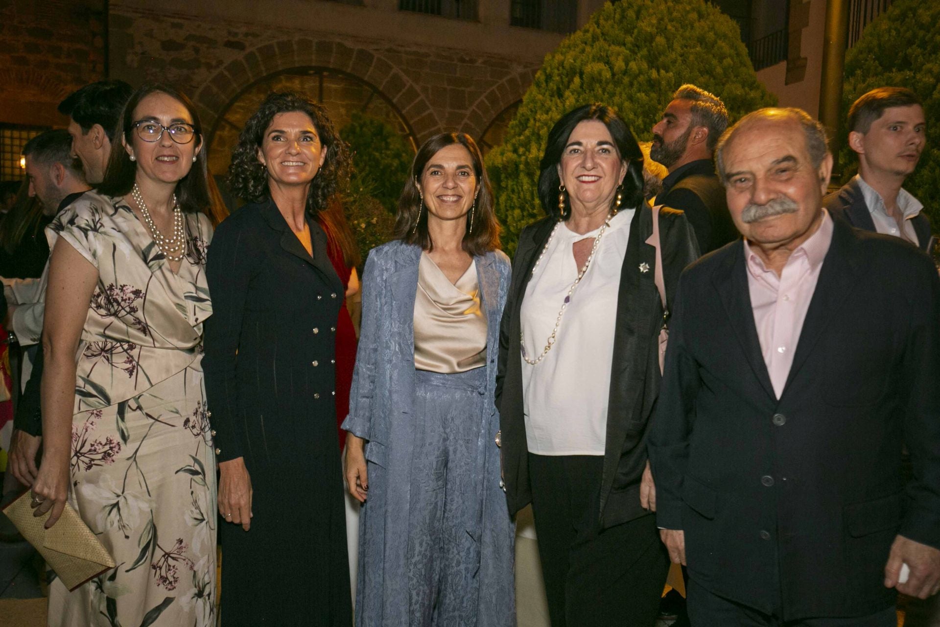 Cristina Blázquez, María de la Oliva Cid, Eva Lozano, Raquel Rodríguez y Agapito Gómez.