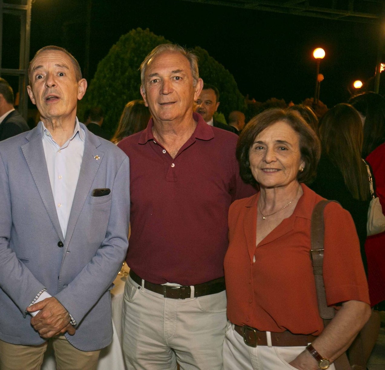 José Manuel Rubio, Andrés Martín y Rosario Prieto.