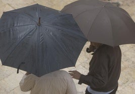 Se anuncian lluvias por la borrasca Olivier.