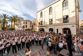 Interpretación del pasodoble en Carlet.