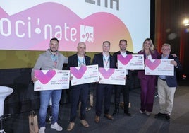 Ganadores de los premios Inmosolidarios.