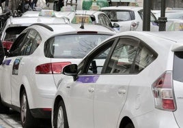 Imagen de archivo de un taxi.