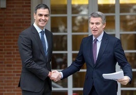 Pedro Sánchez y Alberto Núñez Feijóo