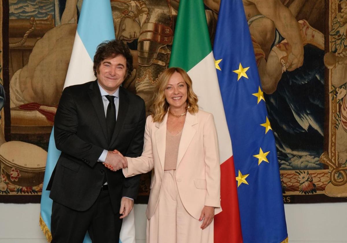 Milei inicia en Roma una gira internacional que le llevará a Francia, España e Israel