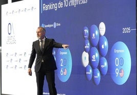 El presidente de Telefónica, Marc Murtra, en el foro de El Correo.
