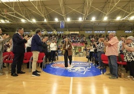 Acto en Würzburg para anunciar la retirada de Silvia Domínguez